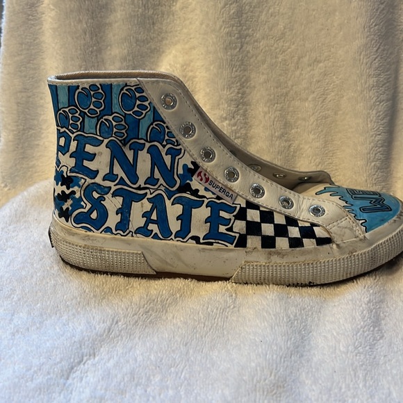 Superga hi tops size 37 personalized for Penn state - Picture 3 of 8